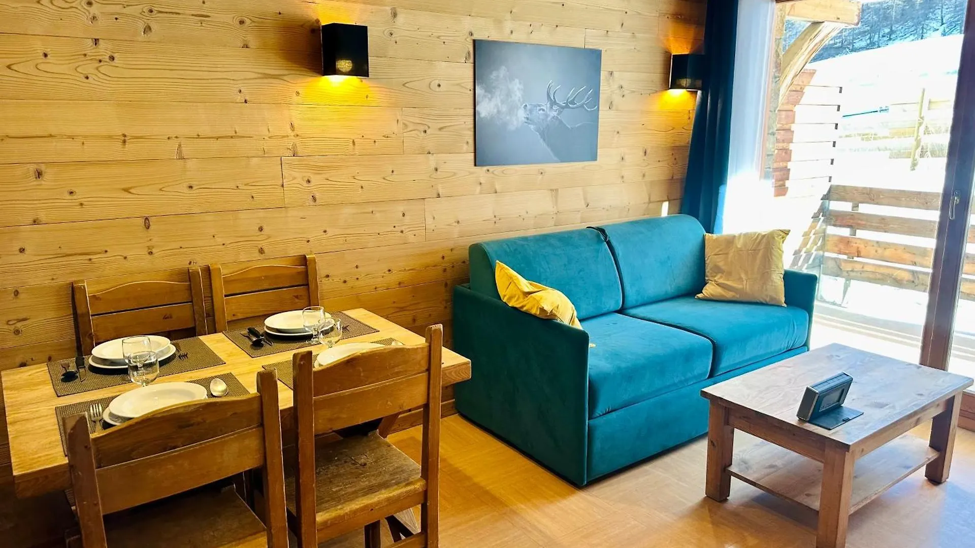 Appartement Aux Orres 1800 En Rdc Les Orres Lägenhet